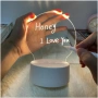 3D LED нощна лампа - табло за съобщения, снимка 1
