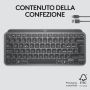 Чисто нова, запечатана безжична клавиатура Logitech MX Keys Mini Illuminated, минималистична..., снимка 13