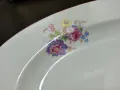 стар български порцелан плато елипса , снимка 4