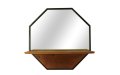 Осмоъгълно огледало в индустриален стил, снимка 2