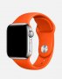 Силиконова каишка Apple watch 7 – 41mm, оранжевa, снимка 1 - Каишки за часовници - 35512859