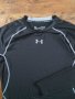 Under Armour HeatGear Long Sleeve Compression Shirt - страхотна мъжка блуза НОВА БЕЗ ЕТИКЕТИ, снимка 3