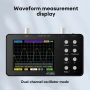 SCO2 Двуканален цифров AUTO осцилоскоп PWM 50M 10Mhz Честота на дискретизация 2.5KSa/S Аналогова чес, снимка 1
