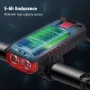 3в1 Соларен фар за велосипед, 1200 lm, 4000 mAh, IPX5, снимка 2