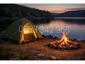 НОВИ! Двуместна палатка за къмпинг 260х130х106см, снимка 1