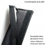 Супер качество черен карбон кожа протектор калъф калъфи за колан Ланчиа Lancia за кола автомобил , снимка 8