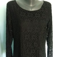 Черна дантелена рокля или туника "Milla"® / голям размер , снимка 3 - Рокли - 40526791