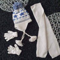 Комплекти шал ,шапка и ръкавички, снимка 1 - Шапки, шалове и ръкавици - 38826179