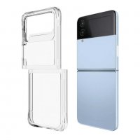 Samsung Galaxy Z Flip4 - Прозрачен Кейс Гръб, снимка 3 - Калъфи, кейсове - 39010442