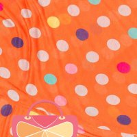 ПРОМО 🍊 COCCINELLE 🍊 Дамски шал с пъстра шарка и точки нови с етикети, снимка 5 - Шалове - 15910889