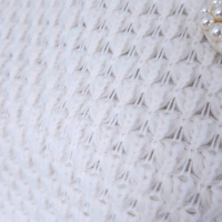Massimo Dutti Нов Бял Пуловер с ажурна плетка XS, снимка 2 - Блузи с дълъг ръкав и пуловери - 42483997