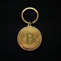 Биткойн ключодържател Биткоин монета сувенирна колекционерска декоративна Bitcoin, снимка 4 - Колекции - 35179529