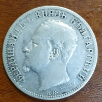 Сребърна монета 2 лева 1891 г., снимка 2 - Нумизматика и бонистика - 36535480