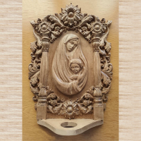 Иконостас Света Дева и младенеца -  Иконостас със Иисус, снимка 4 - Декорация за дома - 11542287