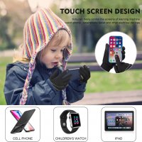 Нови топли ръкавици за деца Противоплъзгащи ветроустойчиви за Сензорен екран, снимка 4 - Други - 38331407