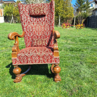 антично Викторианско кресло , снимка 5 - Дивани и мека мебел - 44925741