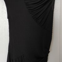 Ефектна къса черна рокля, снимка 2 - Рокли - 32154950