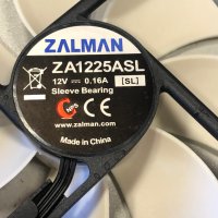 Zalman ZA1225ASL 120мм вентилатор за компютър , снимка 4 - Други - 29927226
