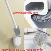 Иновативна стенна силиконова четка за тоалетна чиния – Silicone brush, снимка 10 - Други стоки за дома - 40065533