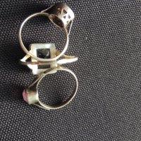 Продавам сребърни пръстени с камъни СССР, снимка 3 - Пръстени - 29886901