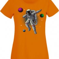 Дамска Тениска Dabbing astronaut,Изненада,Повод,Подарък,Празник, снимка 4 - Тениски - 37643186