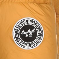 Бъдете различни и неповторими със зимно яке " SoulCal" в цвят горчица с качулка ,внос  от Англия, снимка 2 - Якета - 30354189