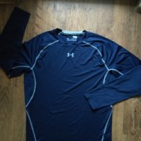 Under Armour Training heatgear Armour compression long sleeved - страхотна мъжка блуза 3ХЛ КАТО НОВА, снимка 5 - Блузи - 39842236