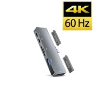 Адаптер IKATAK 7 в 1, USB-C към HDMI 4k 30HZ, 1 x USB3.0, аудио, SD, TF, 2 x USB-C, снимка 3 - Друга електроника - 40850207