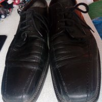 Официални мъжки кожени обувки Clarks Cushion Cell, снимка 12 - Официални обувки - 37220073