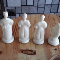 Пластмасови фигури за шах имат забележки и липси, на бялите липсва царя и на една пешка няма глава, , снимка 8 - Шах и табла - 36741201