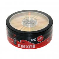 DVD-R 4.7GB MAXELL 50бр. в целофан, снимка 1 - DVD дискове - 33751217