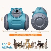 Akssup Интерактивна играчка за кучета, пъзелс с форма на роботу, търкалящ се дозатор за лакомства, снимка 4 - За кучета - 44435261