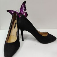 Нови, елегантни обувки на ток, снимка 3 - Дамски обувки на ток - 40604262