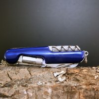 Туристическо джобно ножче с фенерче и 10 приставки, снимка 1 - Ножове - 40026233