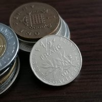 Монета - Франция - 1/2 (половин) франк | 1975г., снимка 1 - Нумизматика и бонистика - 35375563
