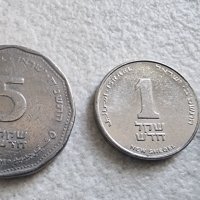 Монети. Израел. 5 бройки., снимка 2 - Нумизматика и бонистика - 42562822