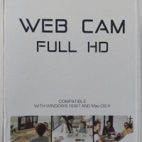 Уеб Камера  Full HD USB Webcam 1920×1080, снимка 7 - Камери - 31159443