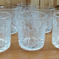 Кристални чаши, снимка 1 - Антикварни и старинни предмети - 34978845
