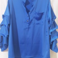 Сатенена блуза , снимка 1 - Ризи - 44270088