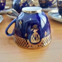 Руски чаши за чай кафе кобалт лфз, снимка 9 - Антикварни и старинни предмети - 33760915