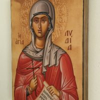 Икона на Света Лидия ikona Sveta Lidia, снимка 3 - Икони - 17572820