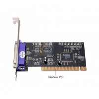 Карта PCI към Parallel port, снимка 2 - Видеокарти - 35055864