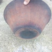 Стара голяма керамична купа, снимка 4 - Антикварни и старинни предмети - 35448062