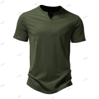 Мъжка едноцветна лятна тениска с къс ръкав, 4цвята , снимка 6 - Тениски - 44776441