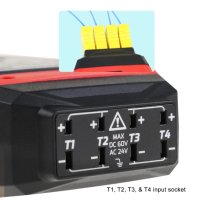 4-канален термометър с термодвойки К-тип и обхват -200 ~ 1372 °C, регистратор на данни в реално врем, снимка 8 - Друга електроника - 42905841