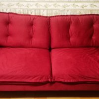 Червен диван-канапе, снимка 1 - Дивани и мека мебел - 39155243
