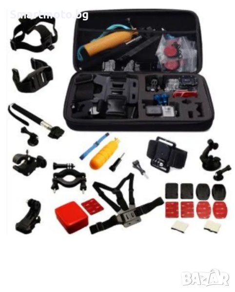 GK19 нов комплект аксесоари за екшън камери 15 части GO PRO SJCAM,EKEN, снимка 1