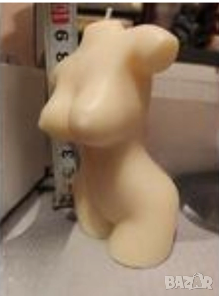 Еротична фигура свещ голо женско тяло 18 + еротика., снимка 1