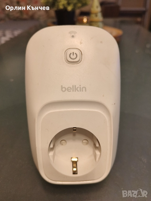 Умен Контакт Belkin WeMo Switch F7C027DE, снимка 1
