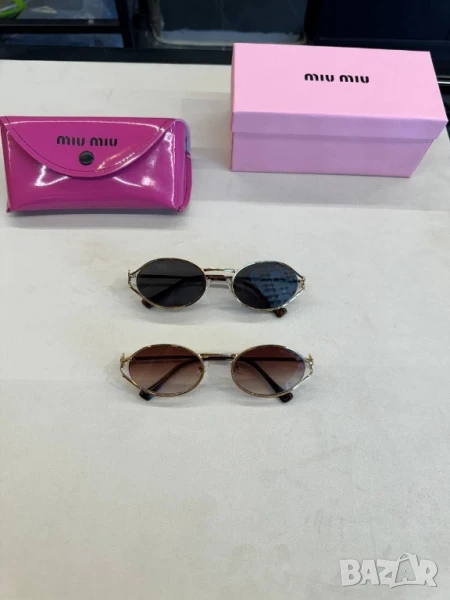 Очила с черен обикновен калъф и ув защита miu miu cartier , снимка 1